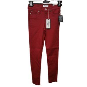 NEW- Revery Kids from Stitch Fix Mid-Rise Skinny Burgandy Jeans Size 10 (Youth)